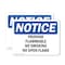 Signmission Propane Flammable No Smoking No Open Flame OSHA Notice Sign, Plastic, 10in W x 7in L, 2PK OS-2PACK-NS-P-710-L-17889 - alternate 1